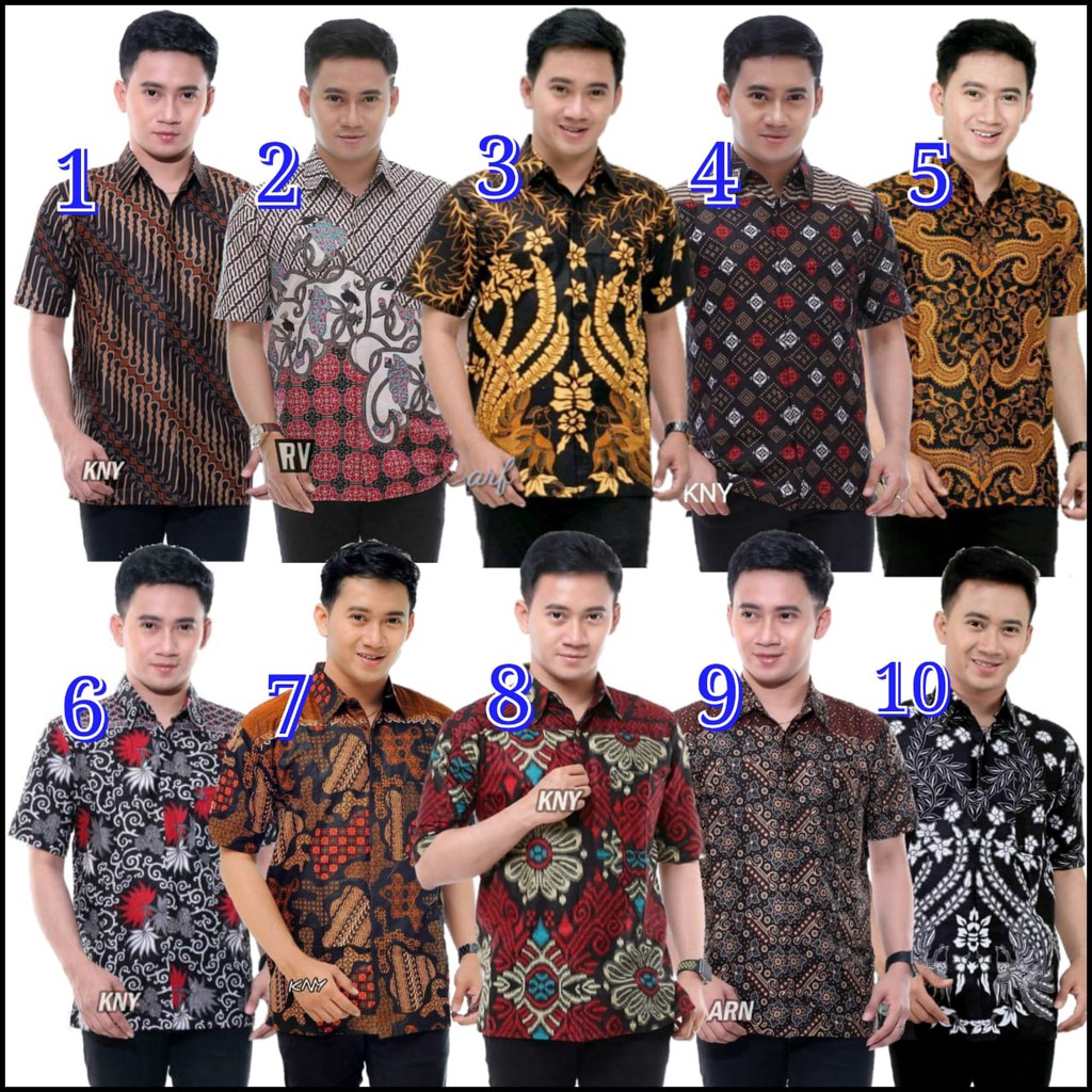 KEMEJA HEM BATIK TERLARIS DAN TERMURAH BERKUALITAS M L XL XXL