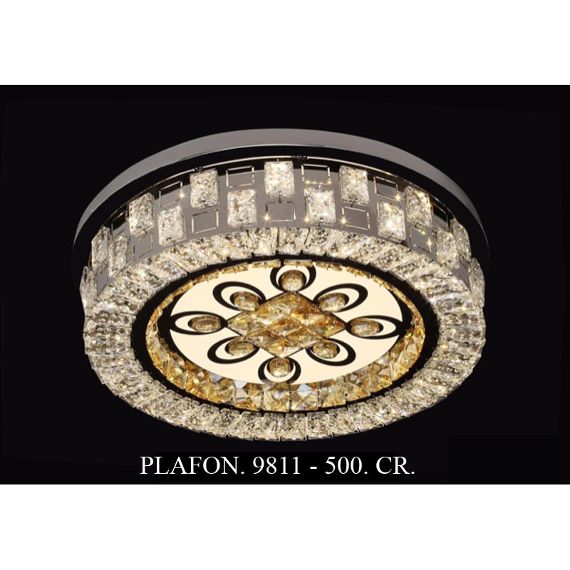 Lampu plafon led kristal / lampu hias / lampu kristal 9811-500