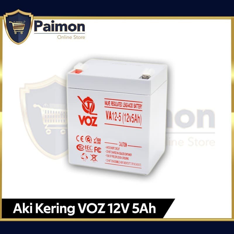 Aki 12V 5 Ah VOZ Aki kering 12V 5 Ah - Aki Kering 12V 5 Ah Voz