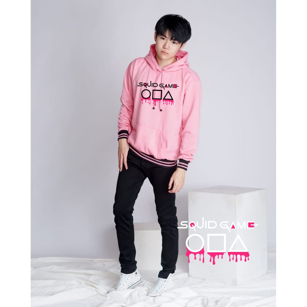 BISA COD / ALIPIO781 - FRONTMAN SQUIDGAME /  netflix / korea / new hot list / game / hoodie pria / kekinian