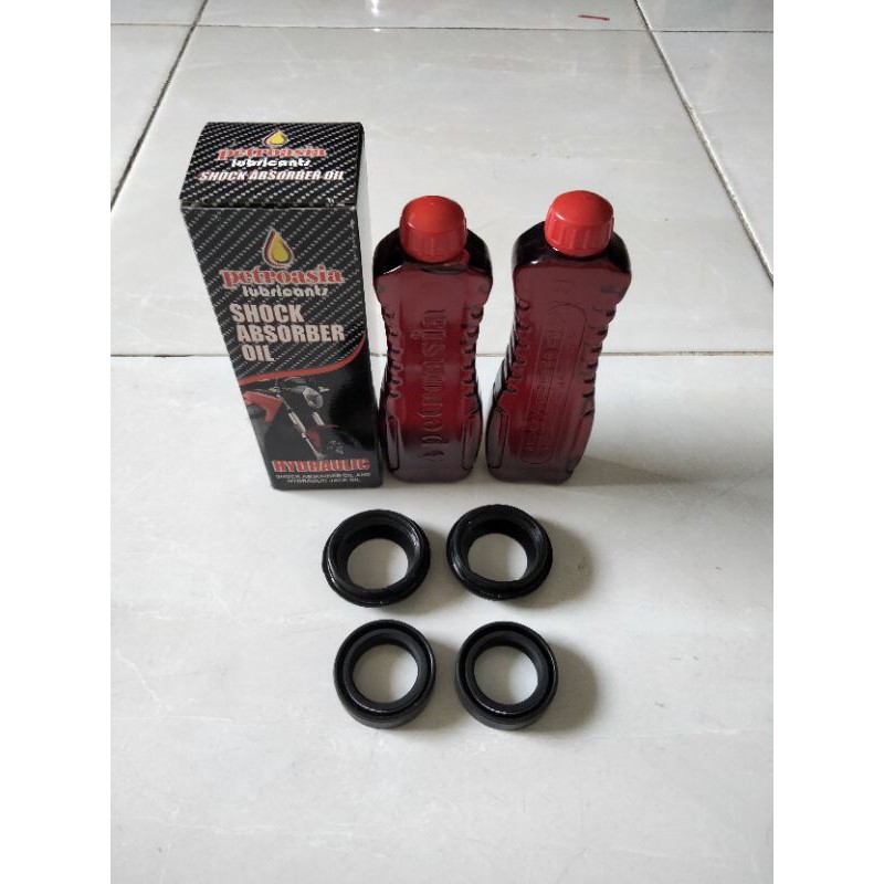 Seal Shock Depan+Seal Debu+Oli Shock Mio/F1zr/Jupiter/Mx/Vega/Fino