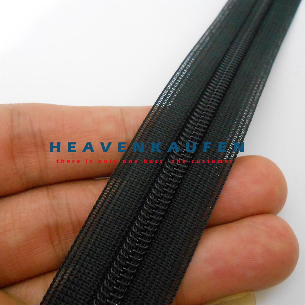 Resleting Jepang YKK 50 cm Hitam (Invisible Zipper)