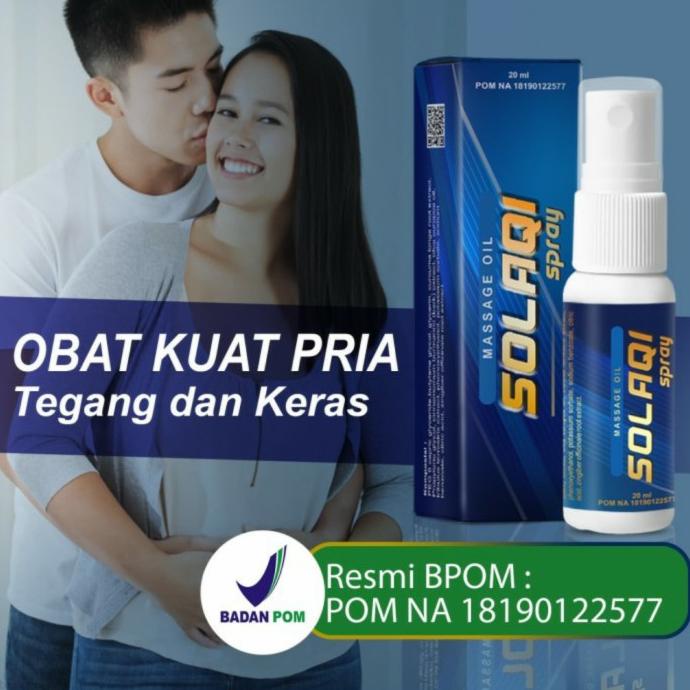 Obat kKuat oles pria herbal solaqi spray asli bpom