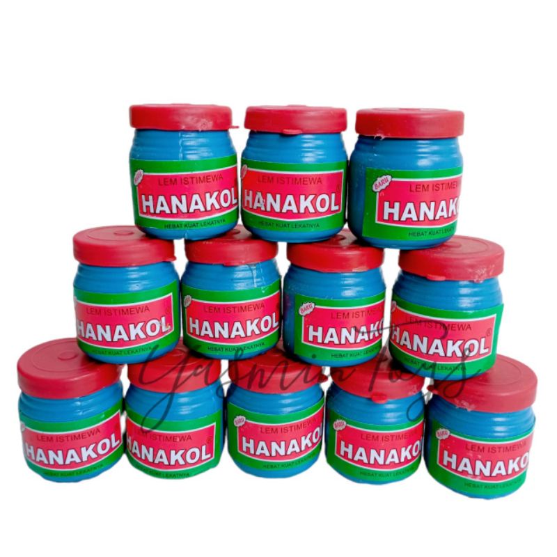 

12pcs Lem Kertas Hanakol kecil/Lem murah Hanakol/Lem Glukol