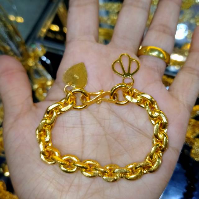 Gelang emas lapis PM 999