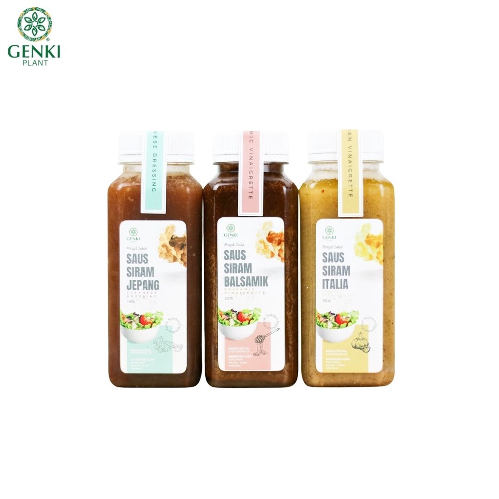 

Genki Plant Paket Salad Dressing / Saus Siram - 250 ml