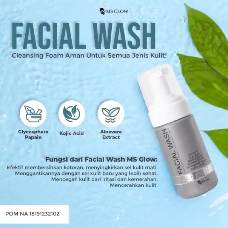 Facial wash Ms glow ORI