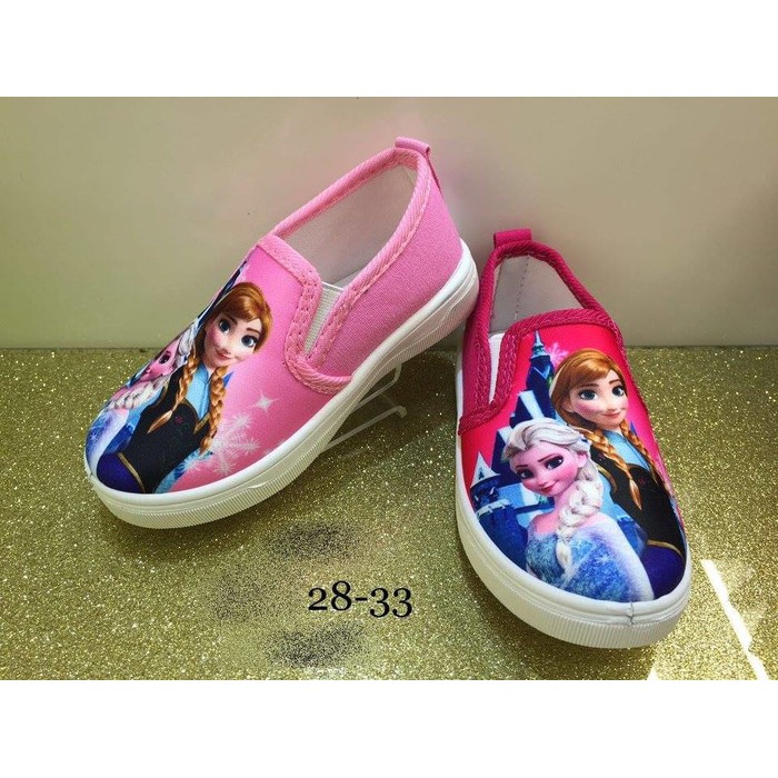 Sepatu Anak / Sepatu Kets / Sepatu Kanvas - FROZEN (Import) promo murah grosir