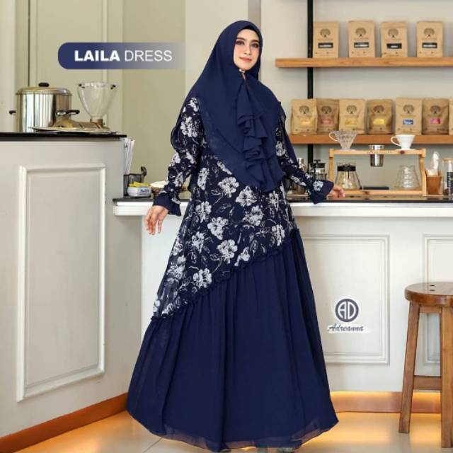 Laila dress gamis adreanna