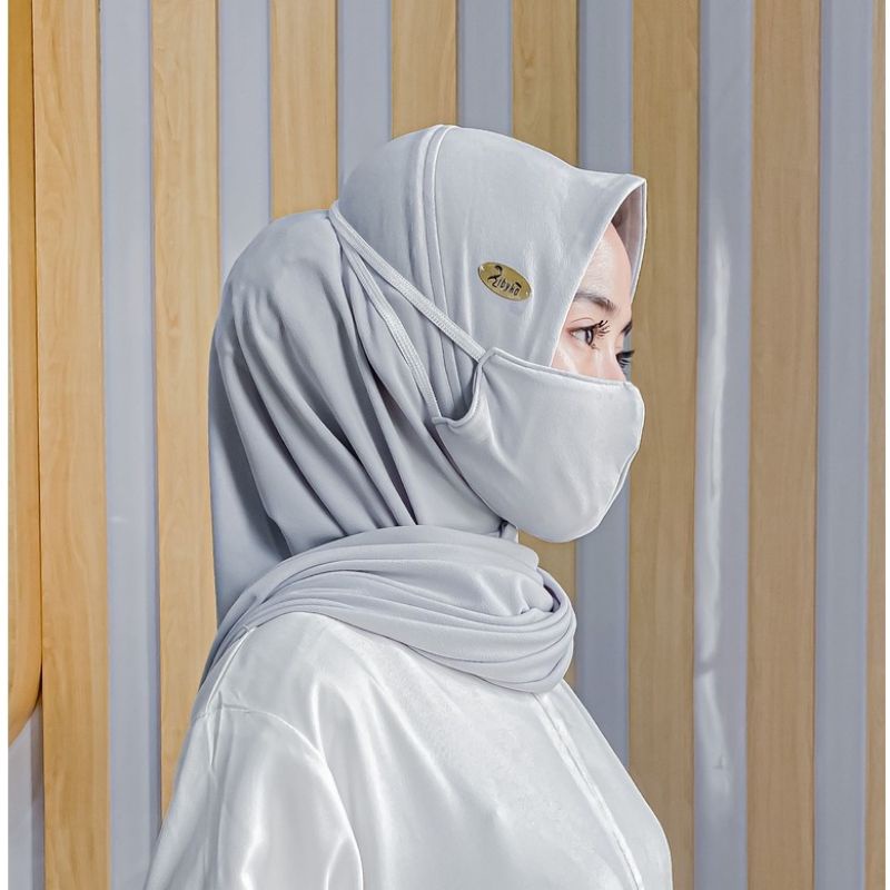 RIBYKA HIJAB RH 01 (SILVER Rijek Noda)