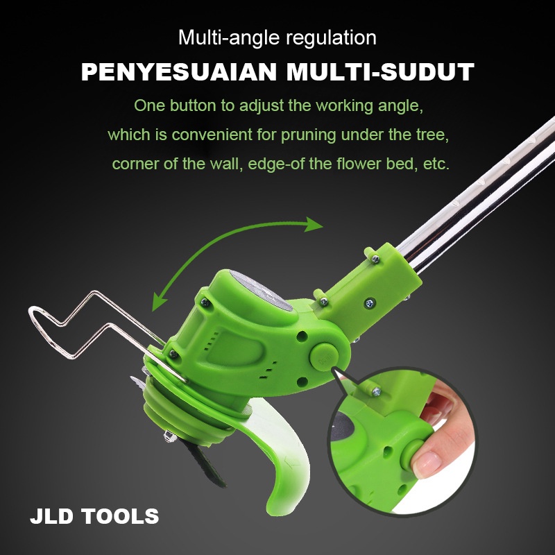 JLD MESIN POTONG RUMPUT BATERAI 12V - CORDLESS GRASS TRIMMER 12 V - GUNTING PEMOTONG RUMPUT PORTABLE