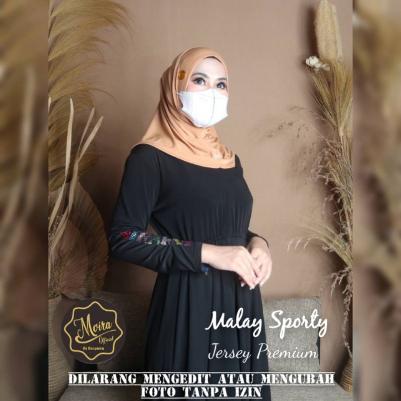 326 INNER JILBAB SPORTY MALAY LUBANG MASKER SPORTY/HIJAB INNER MOIRA SPORT JERSEY PREMIUM ORI BY BUN