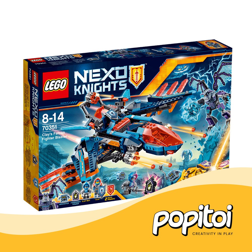 LEGO Nexo Knights 70351 Clay's Falcon Fighter Blaster