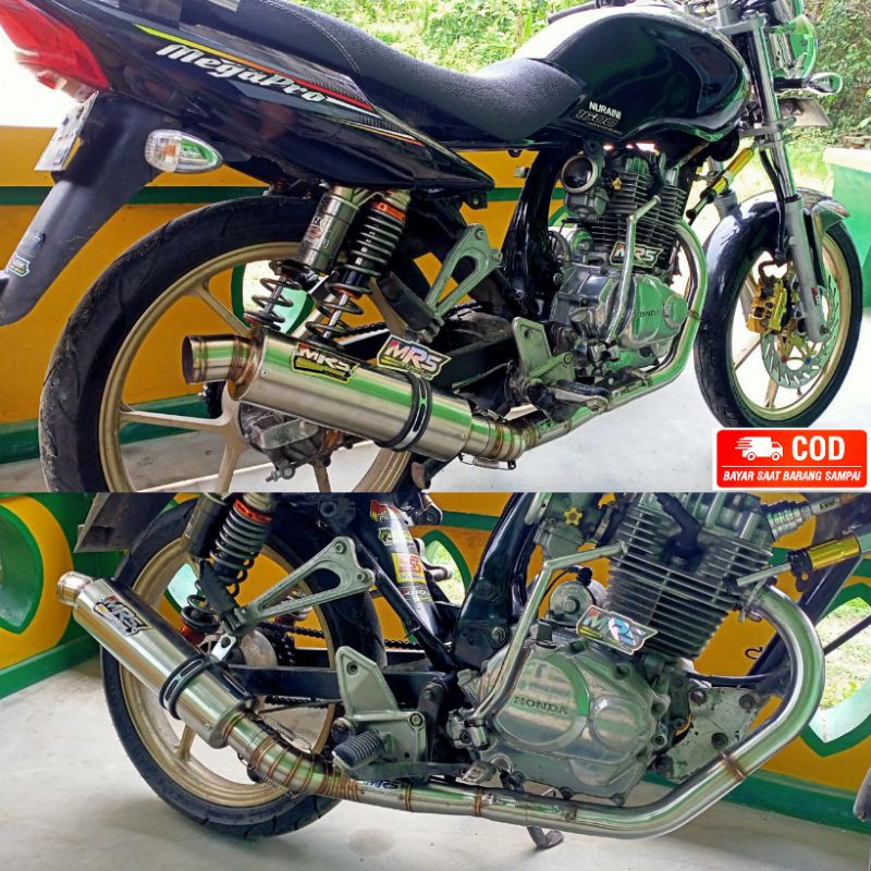 Knalpot Pekajaman MP CB GL Megapro Primus Tiger Revo Tirev Slincer Bulat Cincin P 30CM Original MRS 