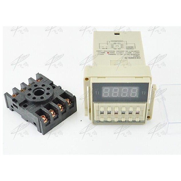 Omron DH48S-S Digital Timer Precision Delay Time Relay Twin Counter