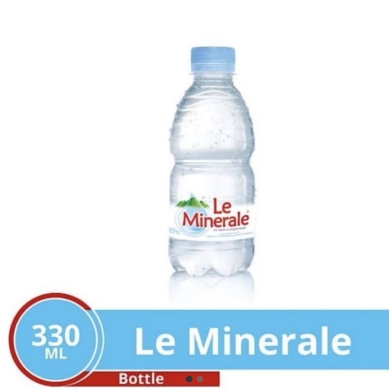 

Le mineral Air Minum Botol 330ml 1dus isi 24 botol