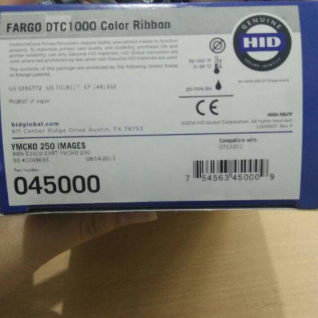 Ribbon Fargo DTC1000 045000 color