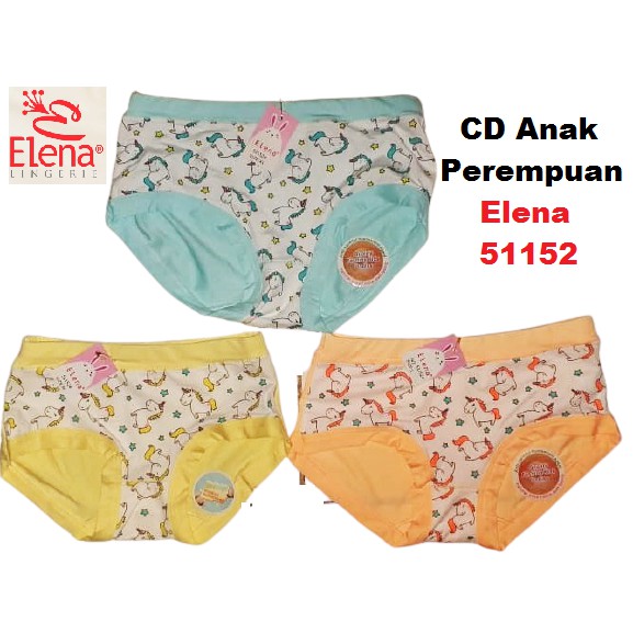 CD Celana Dalam Segitiga Super Soft Lembut Anak Perempuan Cewek Elena 51161, 51152, 51153, 51144, 51146, 51147