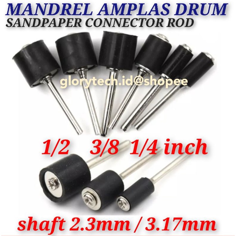 Batang  Mandrel As Amplas Drum / Mandrel Ring Amplas
