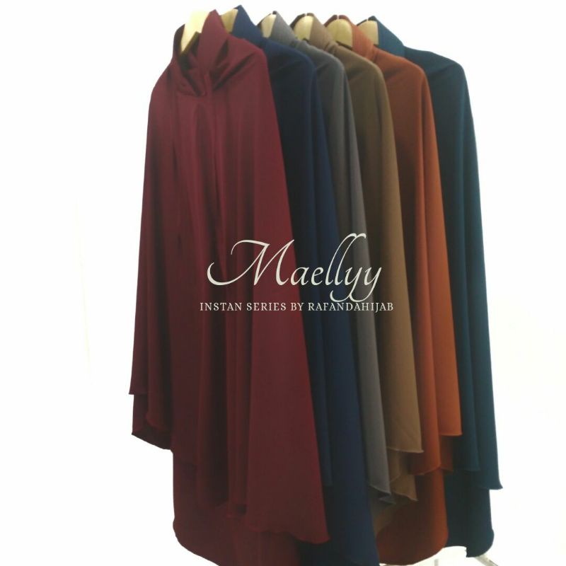 Khimar Maelly / Jilbab Wolfis Grade A / khimar Wolfis premium Grade A
