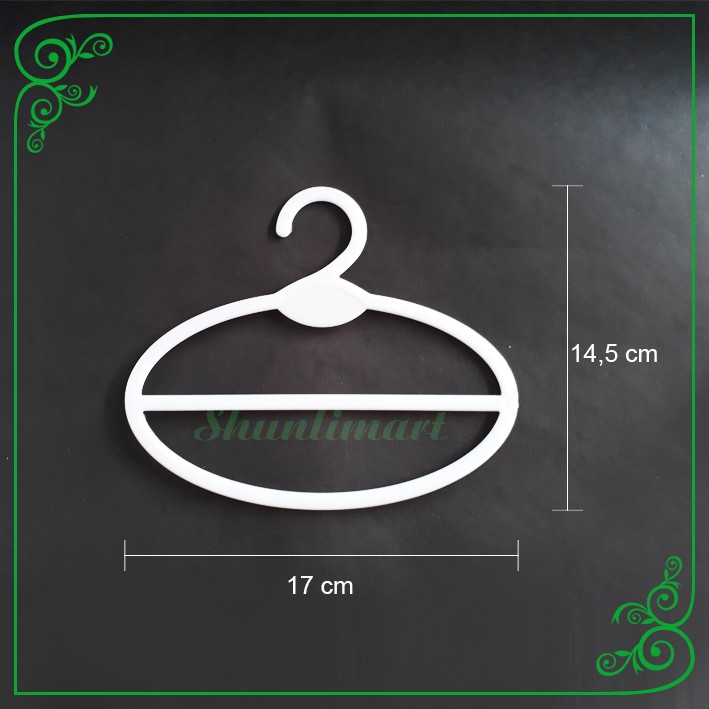 Hanger Jilbab Hijab Oval Gantungan Display Kerudung Pashmina Scarf Syal-2