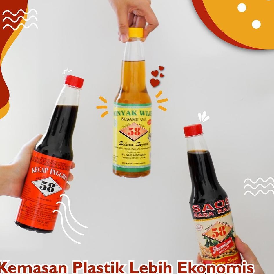 

[GZW❈] ➼➜ Saos 58 - Minyak Wijen Halal (600 ml) ➼ Model #Terbaru )人(