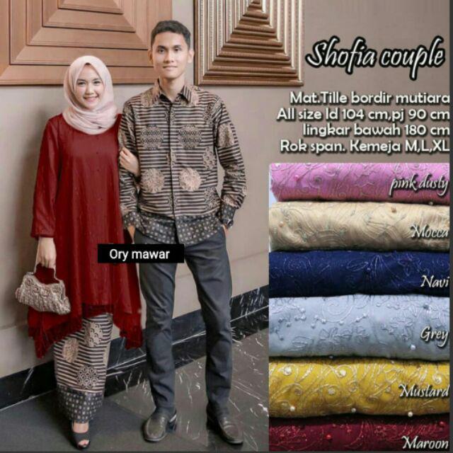 Kebaya batik couple ANESYA JAMILA | KEBAYA MODERN Kebaya wisuda kebaya lamaran tunangan-MARON