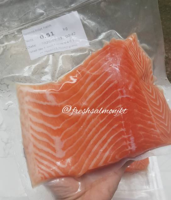 

[READY] Fresh Norwegian Salmon Fillet / Ikan Salmon Segar / Salmon premium / Salmon Norway Fillet / Tasmania Salmon / Sashimi Grade