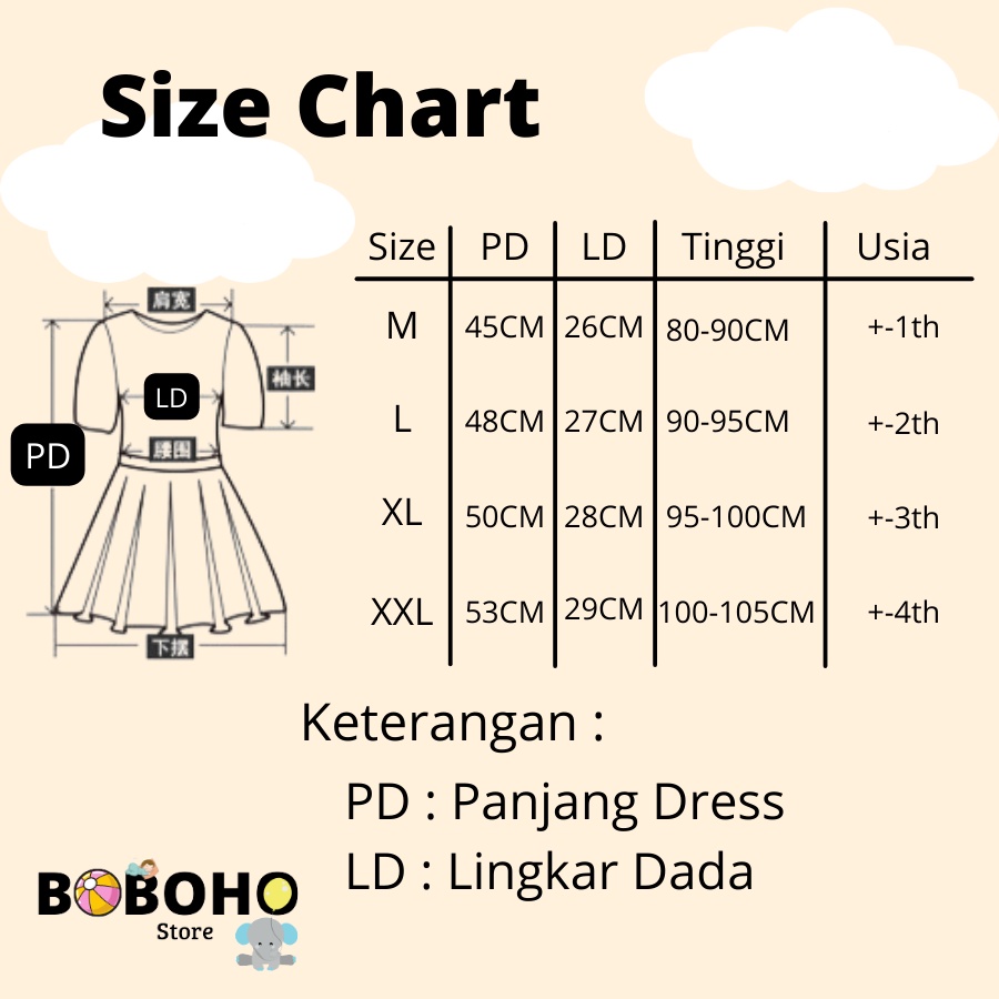 BOBOHO - DRESS PRINCESS LITTLE PONY SLEEVE POLKADOT / GAUN TUTU PESTA ANAK / DRESS ANAK PEREMPUAN IMPOR