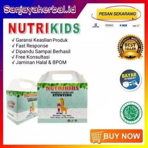 Nutrikids Stunting Original Vitamin Penggemuk Badan Untuk Anak Vit Anak -