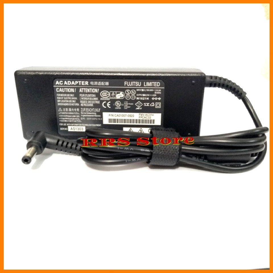 Adaptor Charger Laptop Fujitsu Lifebook T580 T730 T731 T900 19V 4.22A 5.5mm x 2.5mm 80W M1425 M7405 V2045 V2055 V2060 V2065 V2085 V3205 V3405 V3505 V3515 V3525 V3545