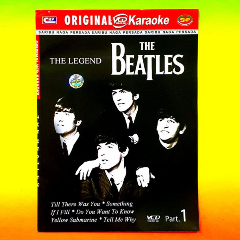 KASET V.C.D THE BEATLES VOCAL ON/OFF - KASET LAGU POP BARAT LEGENDARIS - VIDEO LAGU KARAOKE