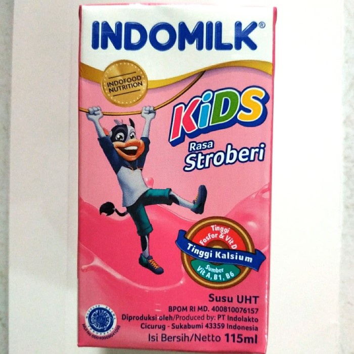 

Indomilk Kids. Susu UHT Indomilk Kids 115ml. Khusus Grab/Gojek - Strawberry