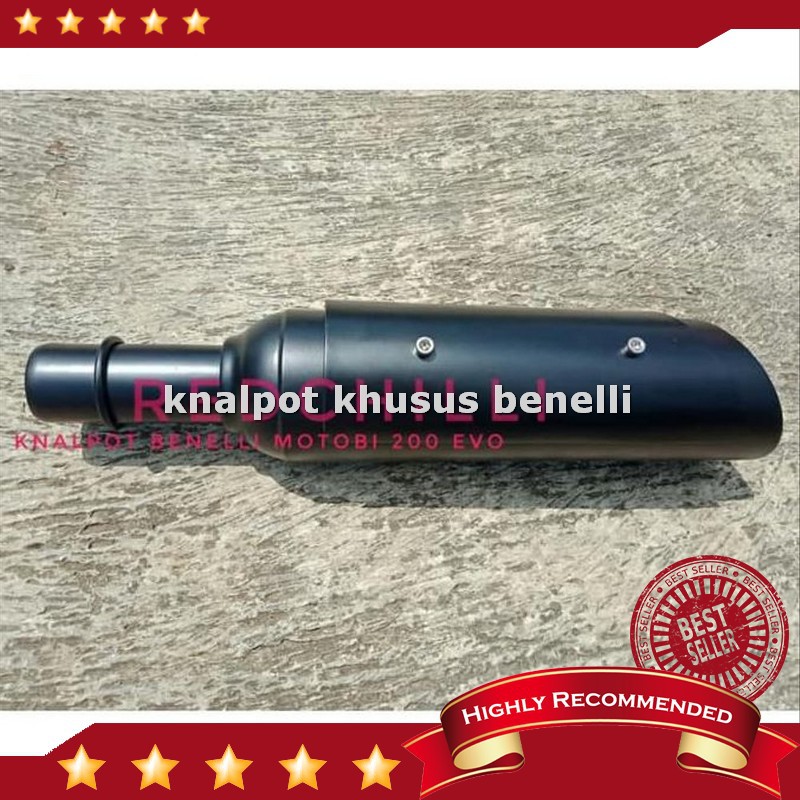 Promo Termurah Knalpot Benelli Motobi 200 Evo. Knalpot Benelli Motobi Evo 200