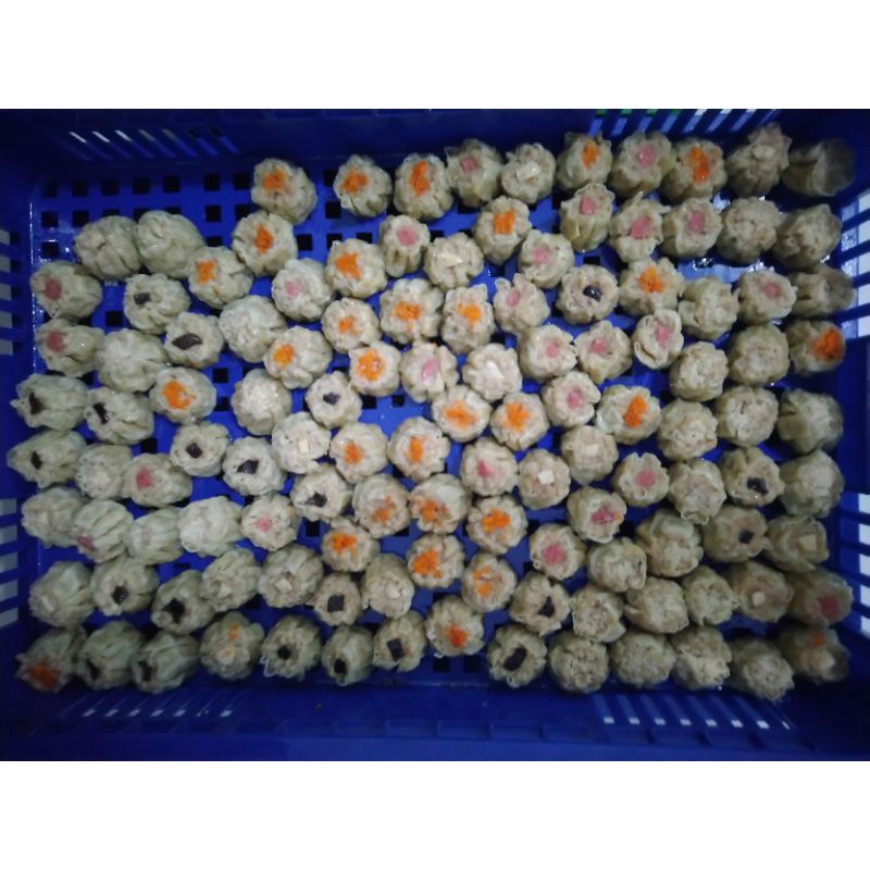 

dimsum ayam mix topping isi 100pcs mateng