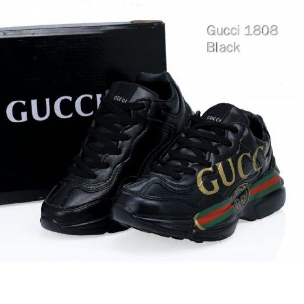 SEPATU SNEAKER GC RHYTON BLACK MC1808