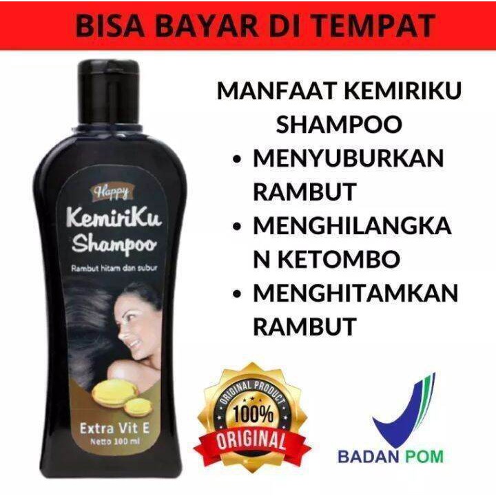 Happy Kemiriku Shampoo / Minyak Rambut 100ml / Kemiriku Minyak Rambut Vitamin E Lidah Buaya