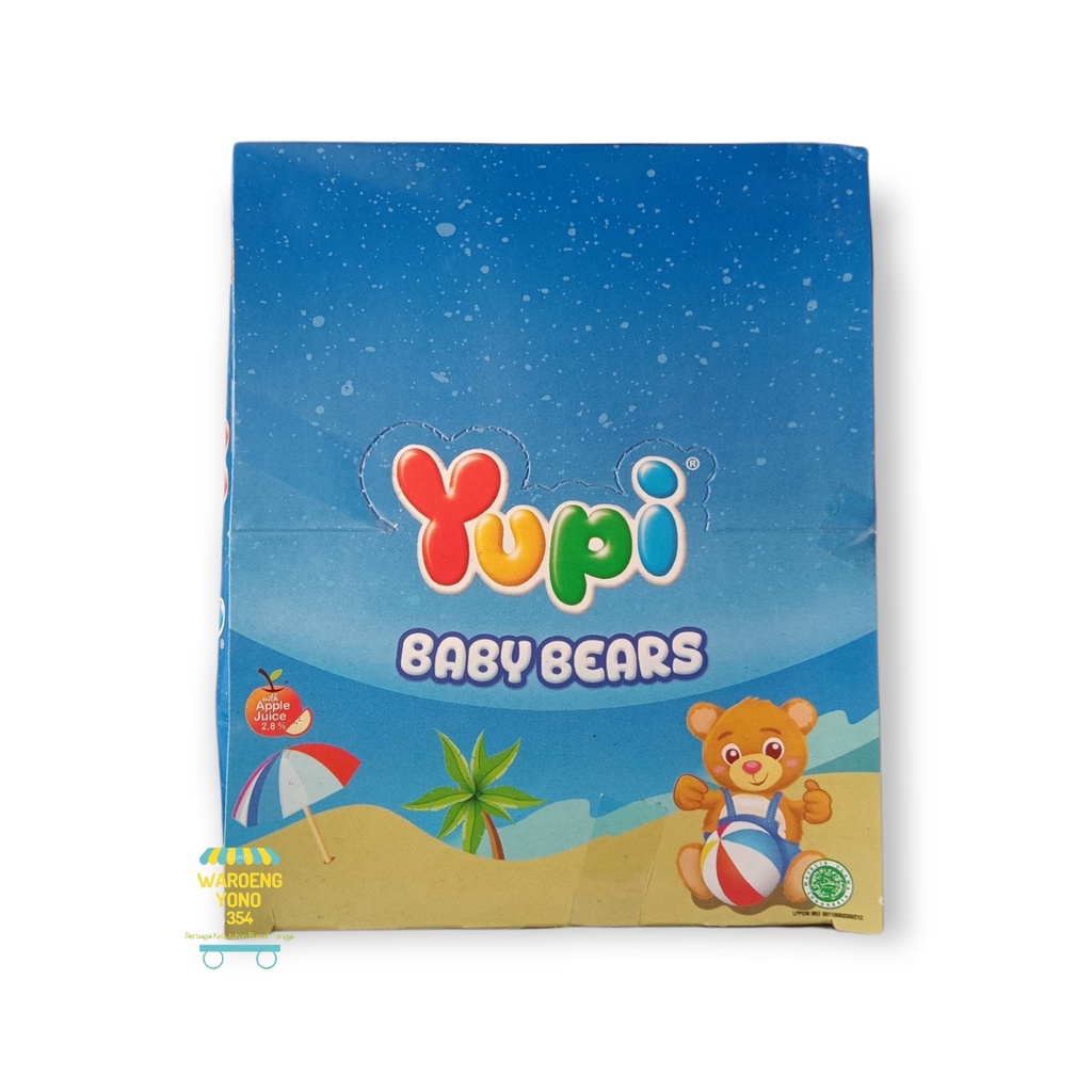 

Permen Yupi - Baby Bears - 1 Box isi 24 Pcs