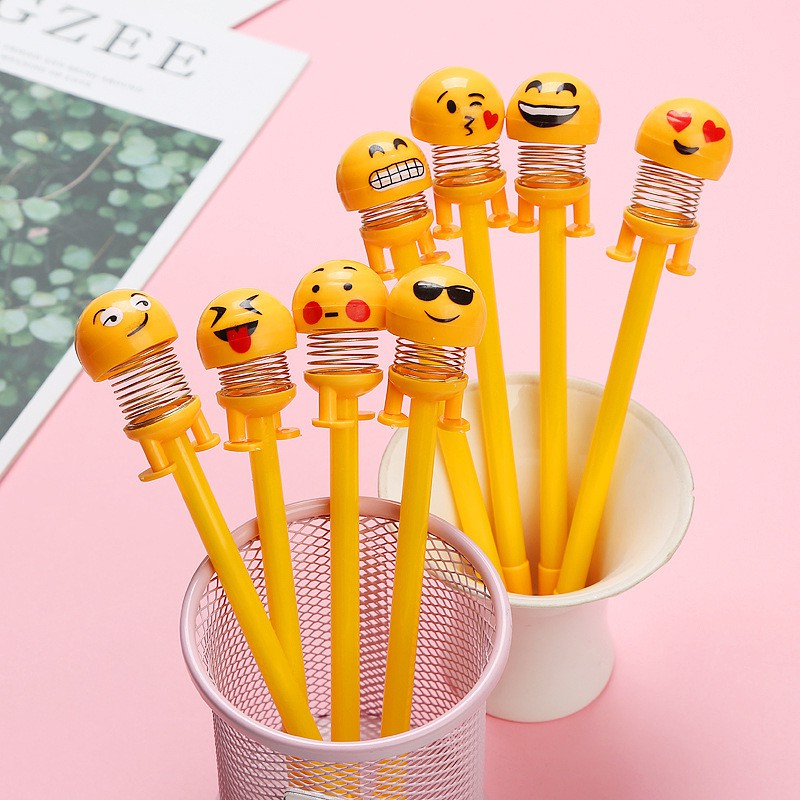 Antop！LED Mainan Emoji Emoticon Doll Dashboard Mobile Goyang