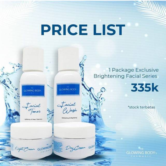 The glowing body cosmetic