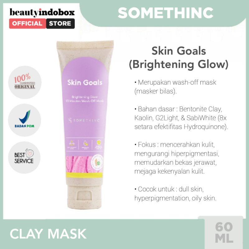 SOMETHINC SKIN GOALS Brightening Glow 10-Minutes Wash Off Mask