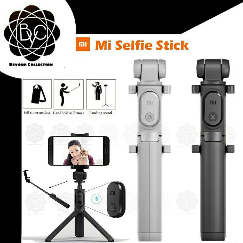 Xiaomi Selfie Tripod Bluetooth/Tripod Mini/Tongsis Vlog/Tripot Handphone/Trippod Tongsis Panjang