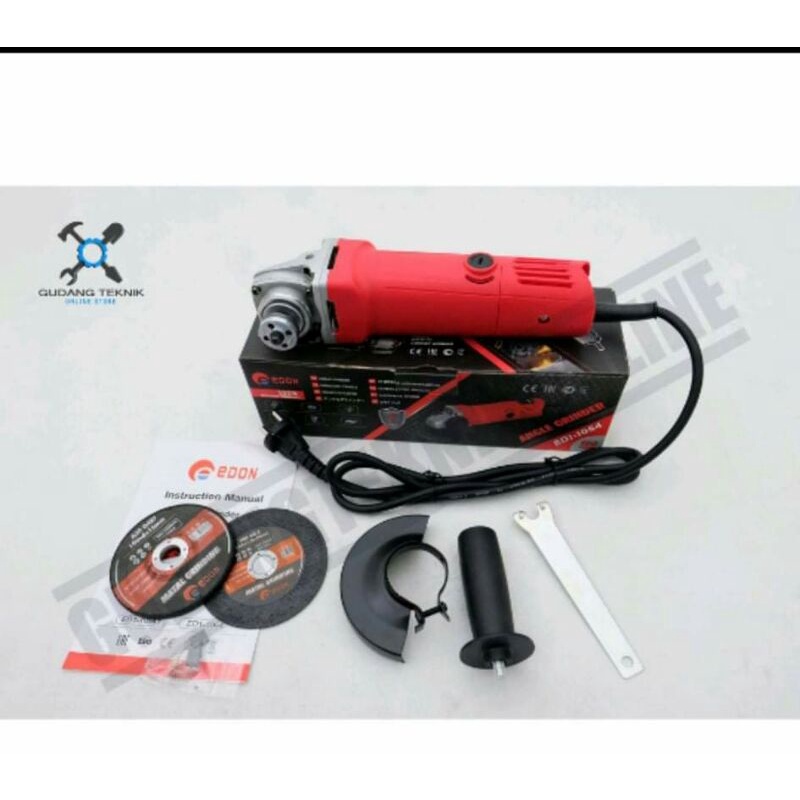 PROMO Mesin Gerinda Edon ED1 1054 - Mesin Gerinda Tangan Edon ED1-1054 Angle Grinder | BERKUALITAS