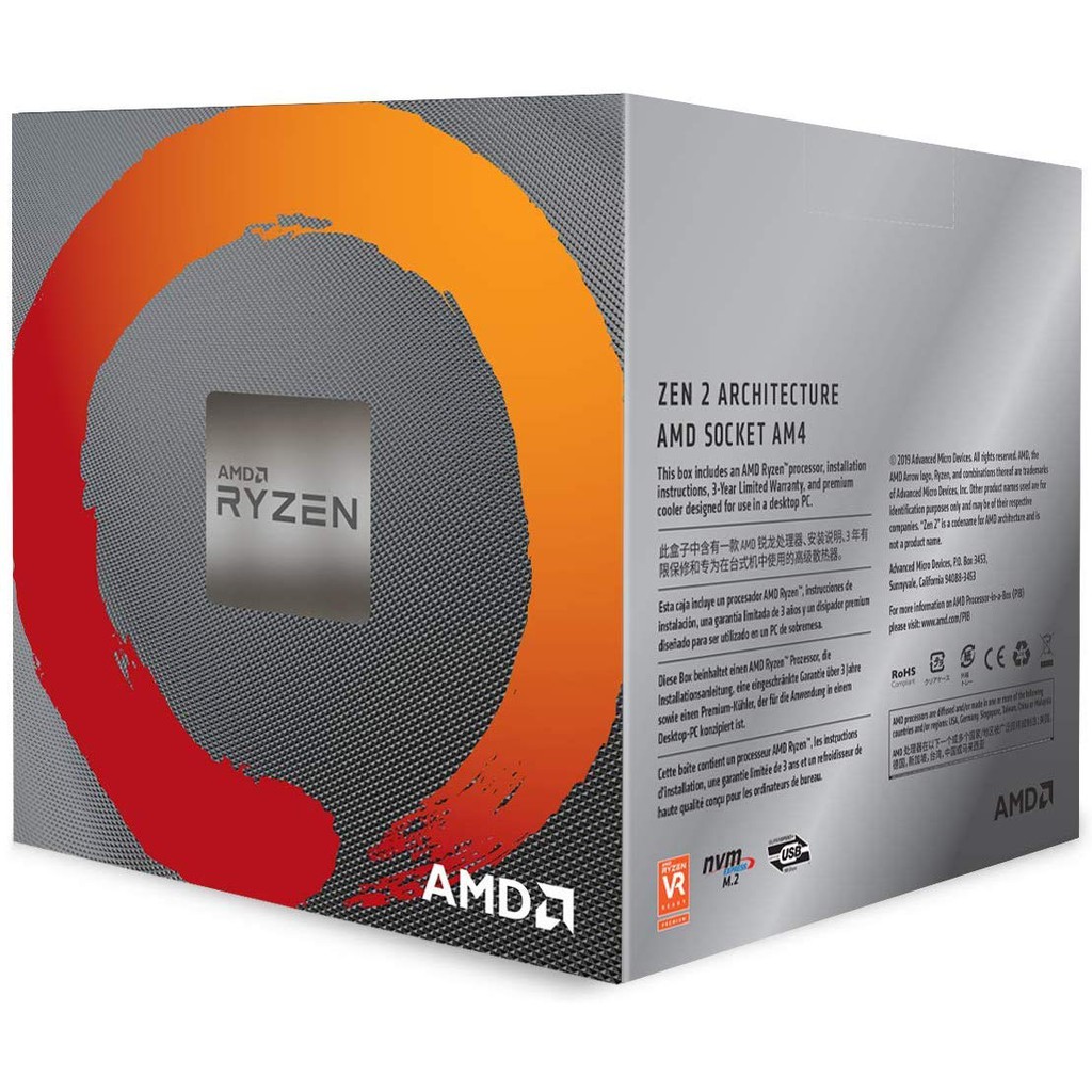 AMD RYZEN 7 3800X BOX AM4 8-CORE 3.9GHz UpTo 4.5GHz CPU PROCESSOR