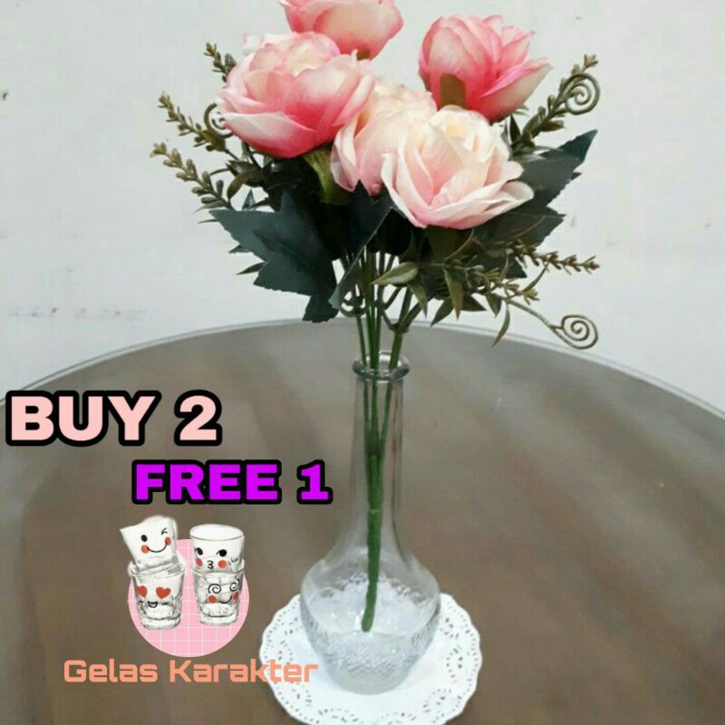 Vas Bunga Kaca / Vas Bunga Kristal /Vas Bunga Kecil/Vas Bunga Souvenir
