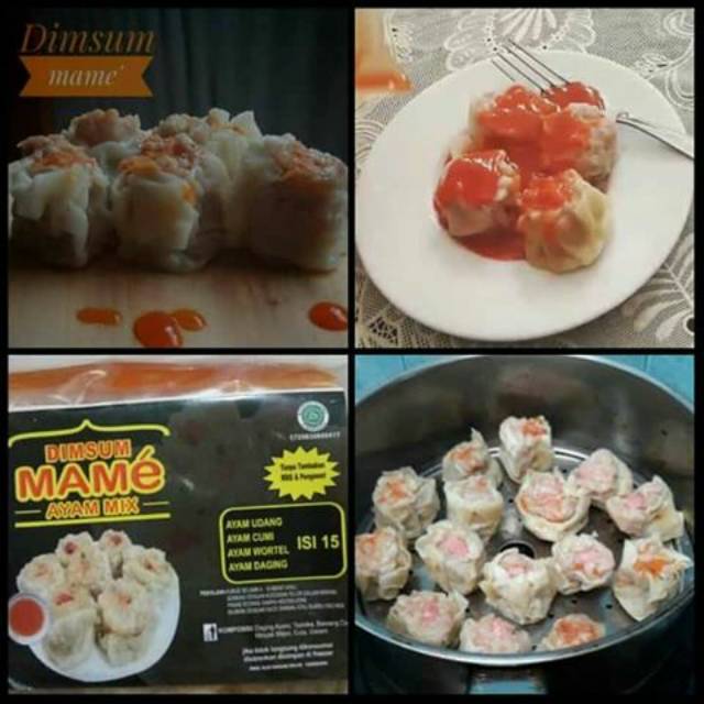 

Dimsum mame/dimsum mame isi 15/dimsum mame ayam mix/Dimsum/dimsum ayam/Dimsum udang