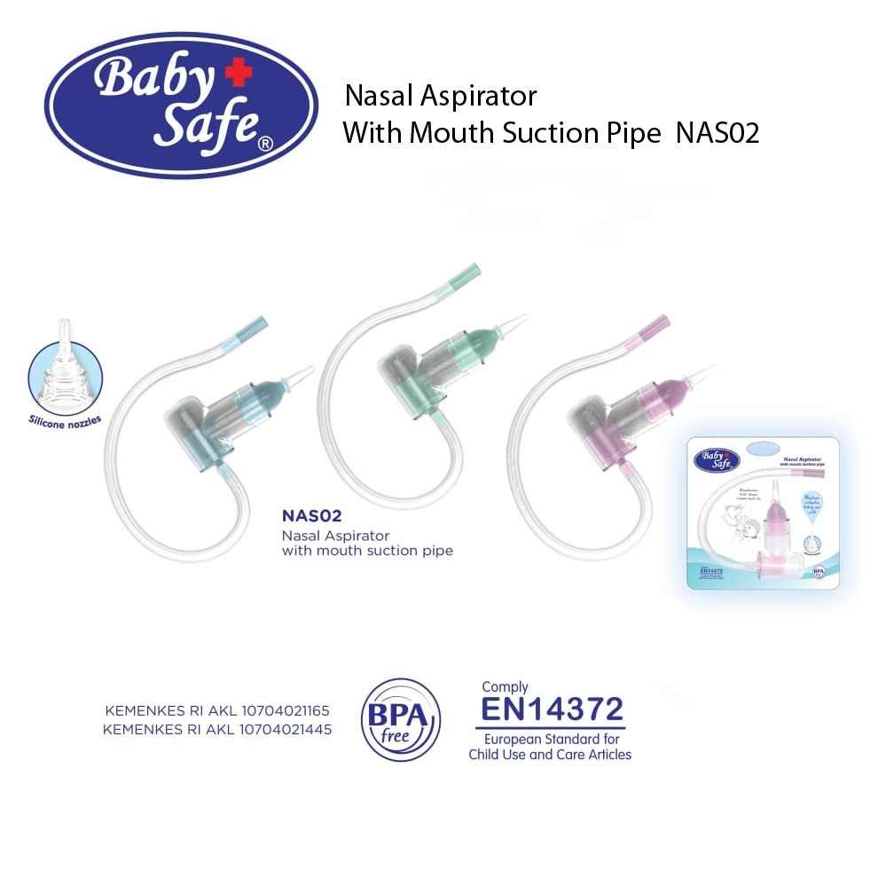 Baby Safe Nasal Aspirator with Mouth Suction Pipe NAS02