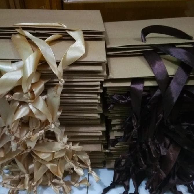 

(TERLARIS) Jual Paperbag | Paper Bag | Tas Kertas Bento Kue Kering Dos Nasi
