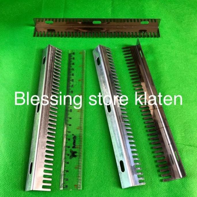 Produk Unggulan] SPAREPART GILINGAN MIE DZM 200 / SISIR / TATAKAN BAWAH PISAU STAINLESS