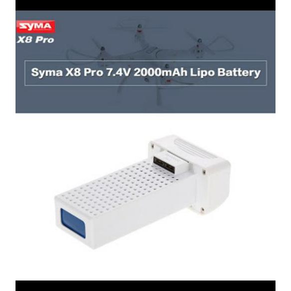 Syma X8pro X8 pro Battery Baterai 7.4V 2000mah
